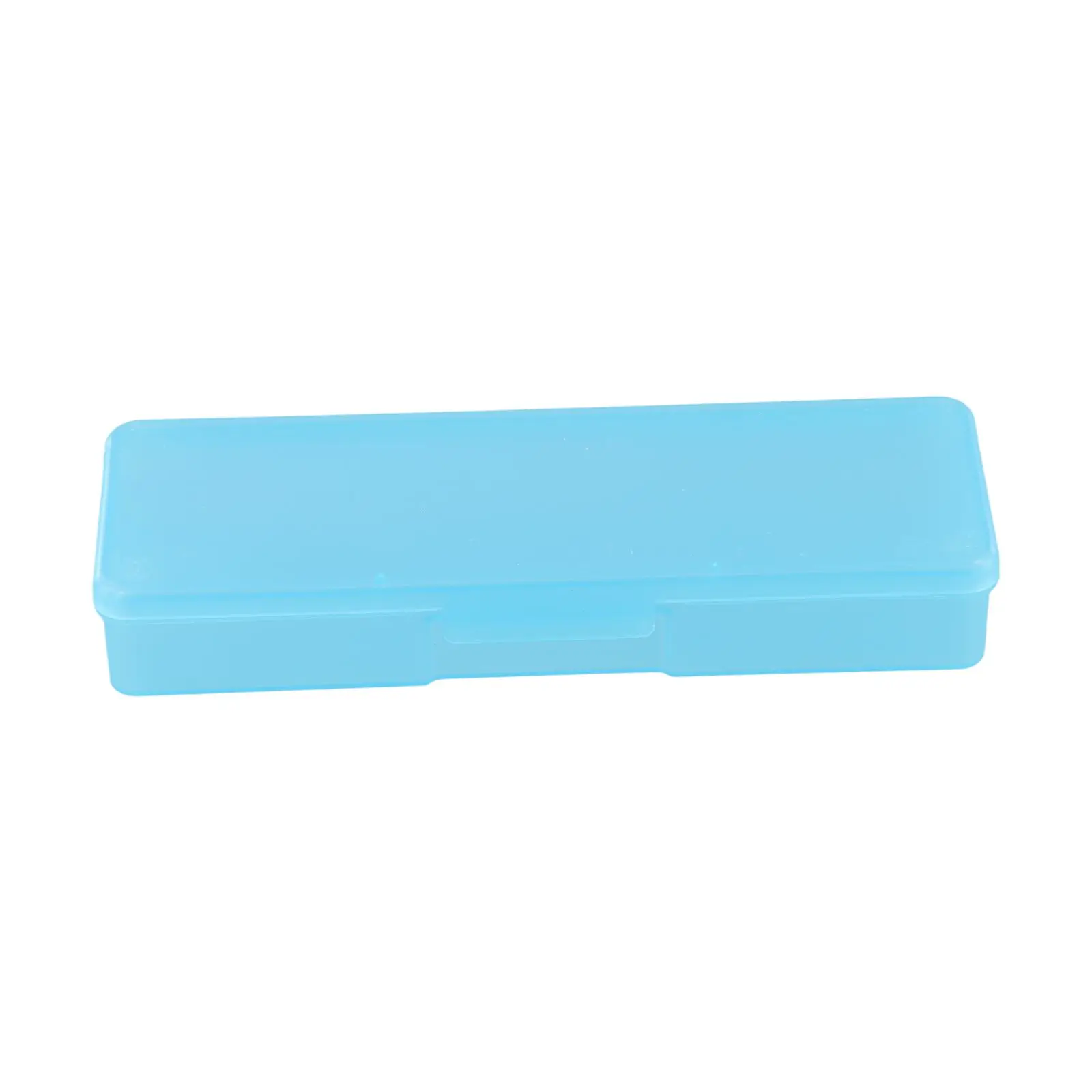 Nail Tool Storage Box Made of Plastic with Sections for Organizing Nail Tips Nail Clippers Tweezers and Nail Art Supplies