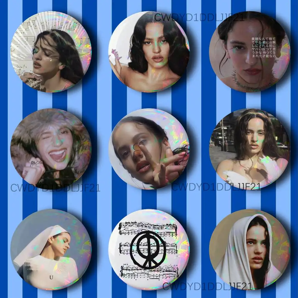 R-Rosalia LUX Button Pins Tinplate Brooches Cartoon Creative Badge for Backpack Clothes Decor