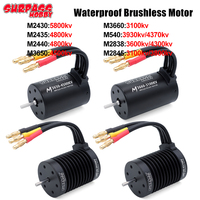 SURPASS HOBBY RC Motor M2430/2435/2440/2838/2845/540/3650/3660 Waterproof Brushless For 1/10 1/12 1/14 1/16 1/18 RC Car Boat