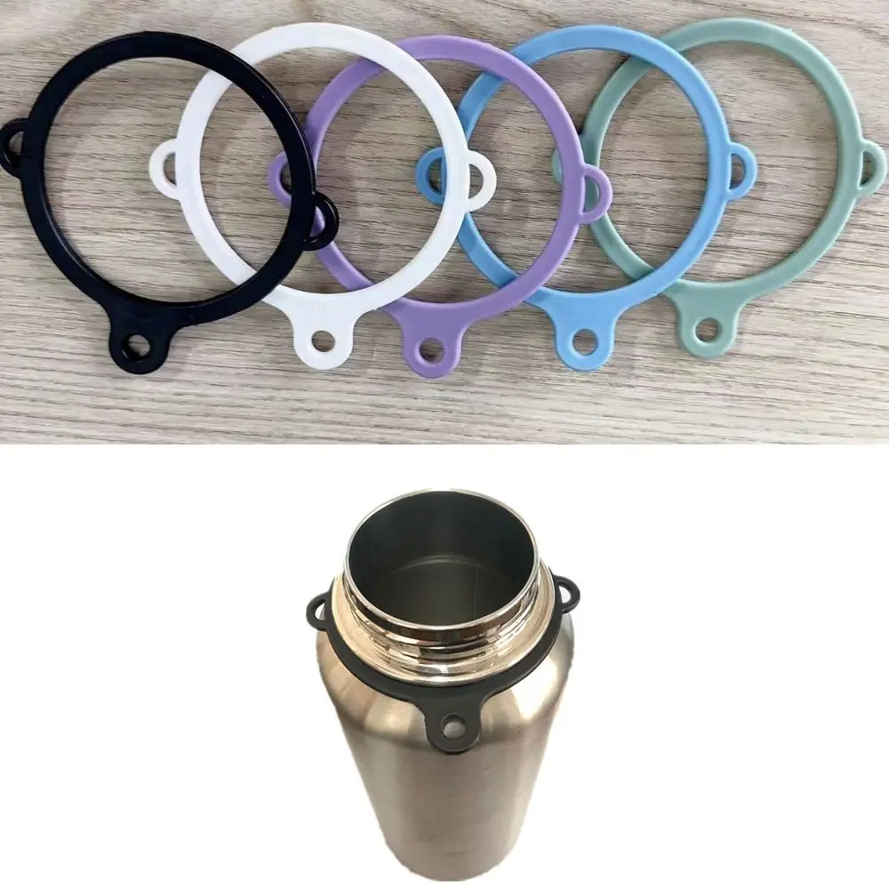 Fashion 3-HOLE Water Bottle Plastic Ring DIY Decor Universal Cup Ring Non-slip Aquaflask Accessories Aquaflask Handle Strap