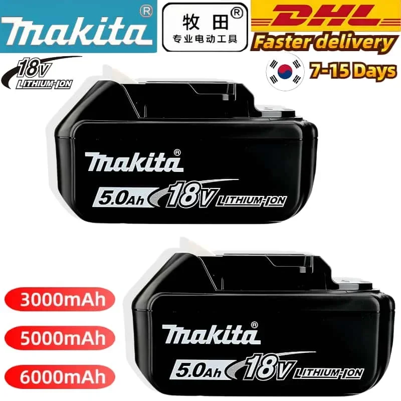 Original Makita electric tools 18V battery for DTD173,Angle Grinder DGA404,DUB186Z, DHP485,DHW180 Cordless Washer,DHR242,DTW285