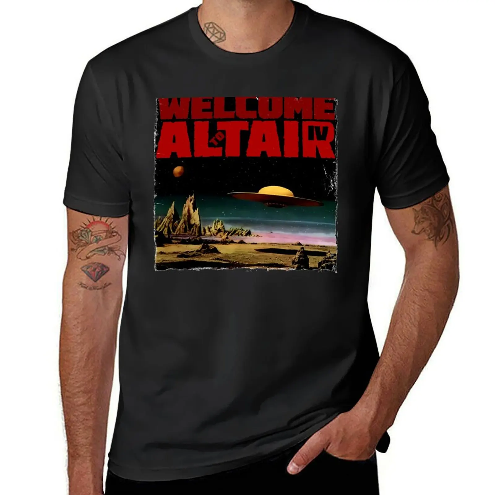 Altair IV... Welcome T-Shirt Short sleeve tee aesthetic clothes fitted t shirts for men