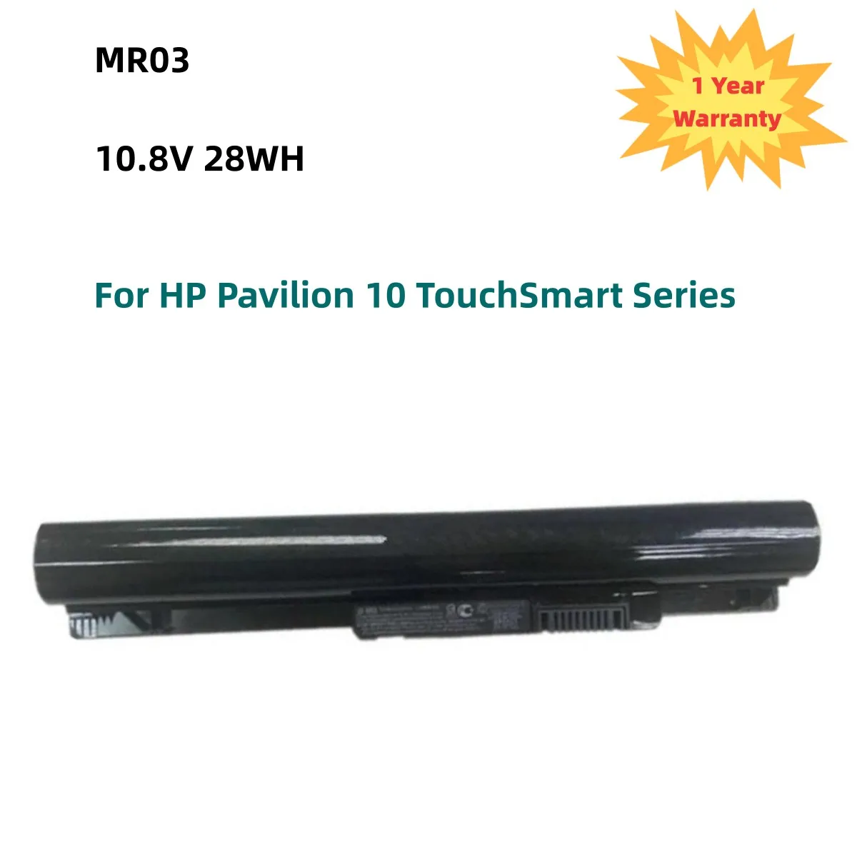 

MR03 Laptop Battery for HP Pavilion 10 TouchSmart Series HSTNN-IB5T 740005-121 740722-001 TPN-Q135 10.8V 28WH