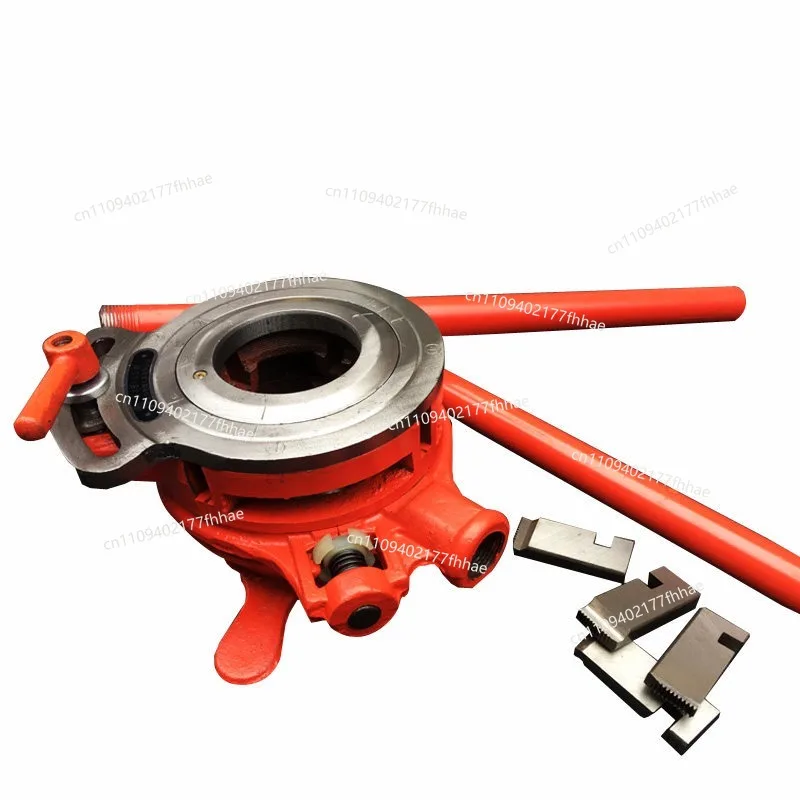 Heavy Duty Pipe Winch Manual Threading Wire Machine Hinge Plate Die 114 Type Plumber Maintenance Tool Wire Winder