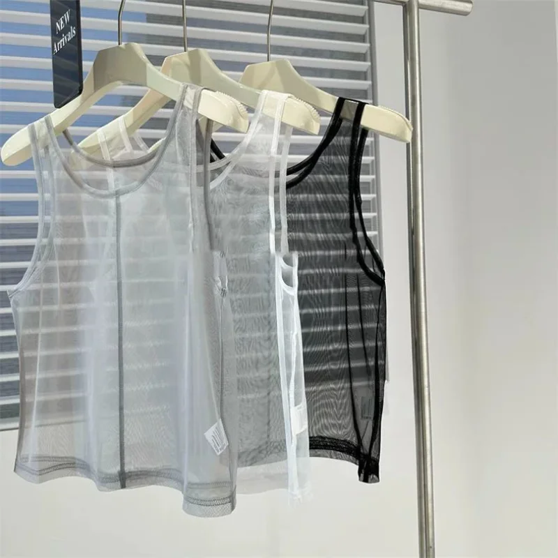 Summer Gauze Clothing - Gazlı bez tankları kadın giyim kolsuz