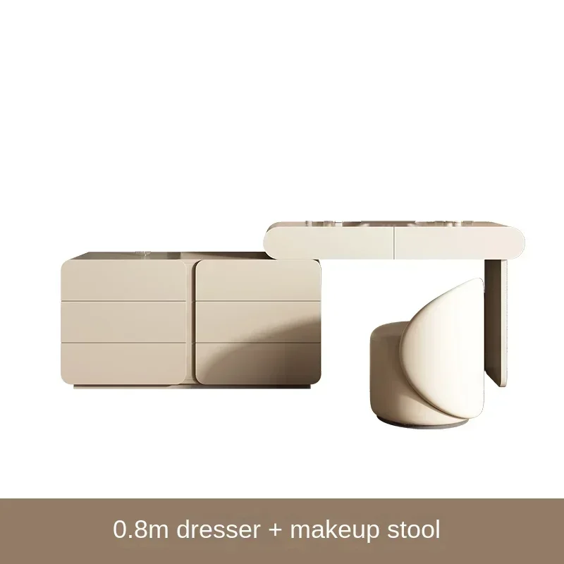 Makeup Vanity Desk Dressing Furniture Headdresses Toiletries Shoe Cabinet Storage Modern Bedroom Chest Commodes Hotel Chair