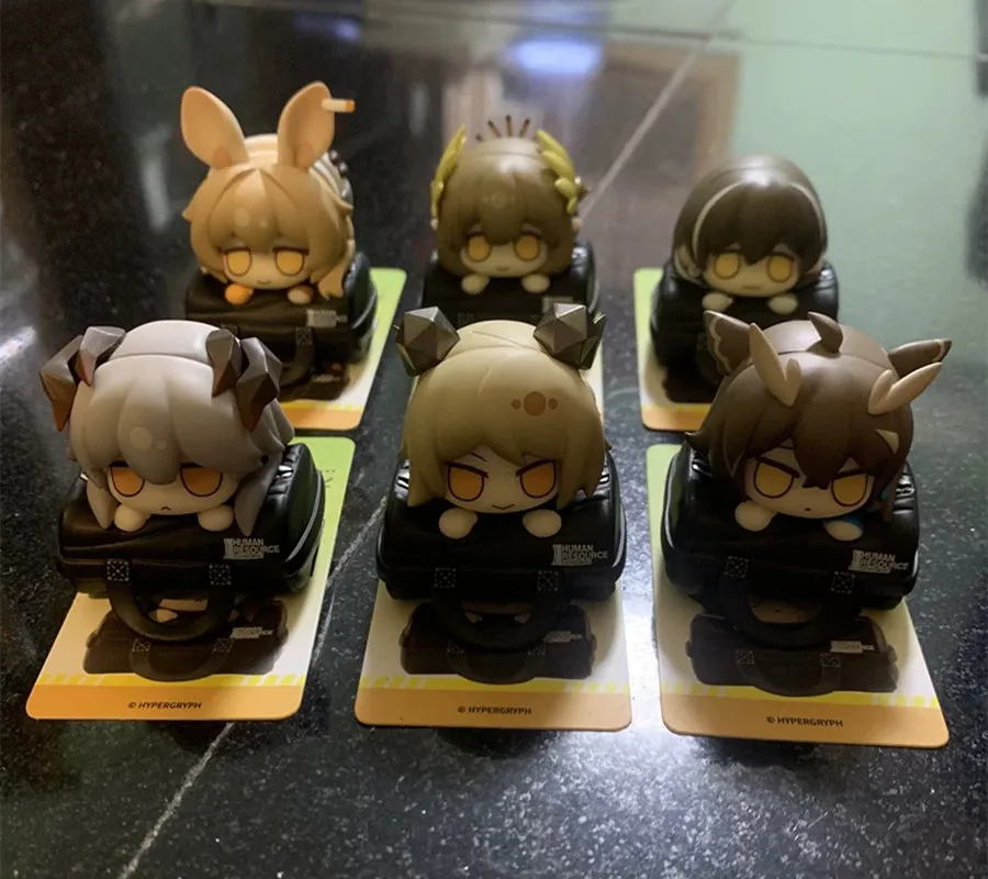 Figuras de acción de PVC de Arknights, muñecos de Muelsyse, Freddy, Ifrit, maghit, Saria, estatua, juguetes para niños