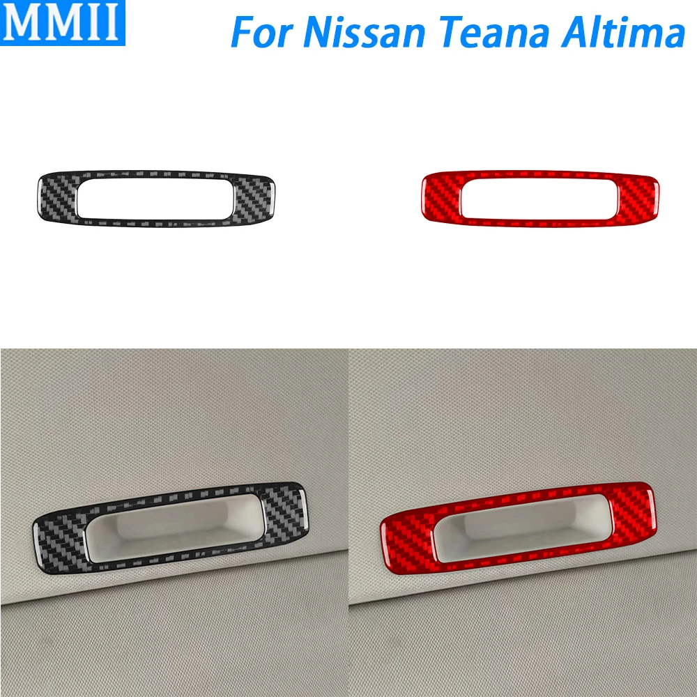 สำหรับ Nissan Teana Altima 2013-2018หลังคาคาร์บอนไฟเบอร์ซันรูฟแผงควบคุมการตกแต่งภายในรถยนต์สติกเกอร์