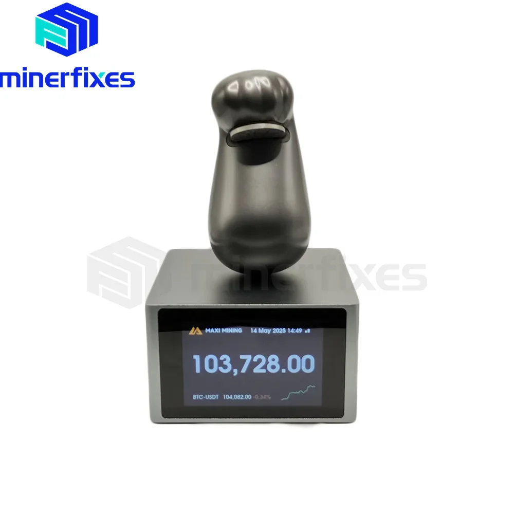 2025 brandneuer Maxipaw Miner Cryptos Miner Bitcoins Miner 1TH/S 25W BTC Asic Miners Bitaxe Bitcoin Mining Machine Smart Screen.