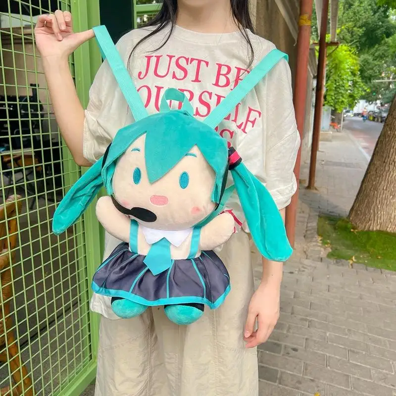 

Сумка для кукол Hatsune Miku, рюкзак для милой девочки с аниме милой куклой, детские игрушки, креативные забавные подарки на день рождения