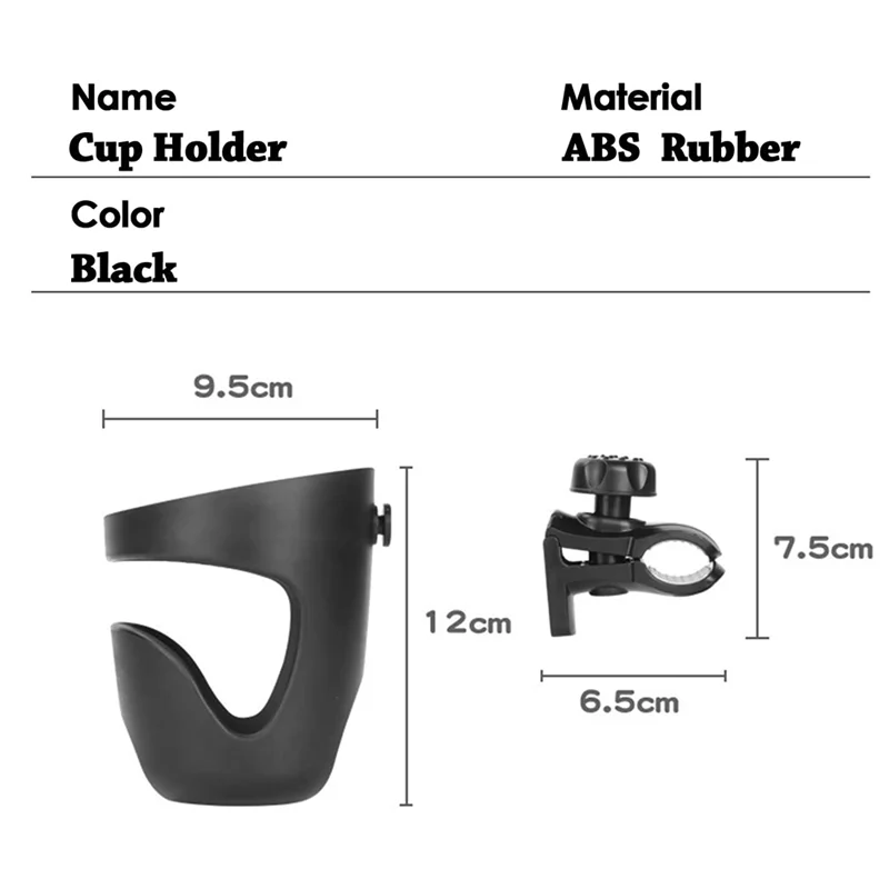 Boat Rail Cup Holder Universal Drinks Holders 360 Degree Rotation Adjustable Clamp Boat Drink Holder2Pcs