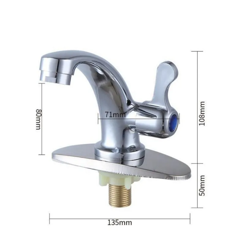 

ABKP-Copper Faucet For Undermount Installation Bathroom Basin Tap Single Cold Water Flow Control Valve