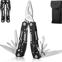 Pocket Mini Pliers Knife Screwdriver Folding Small Multitool Opener Nail File Precision Pliers Hand Tools Outdoor Emergency Tool