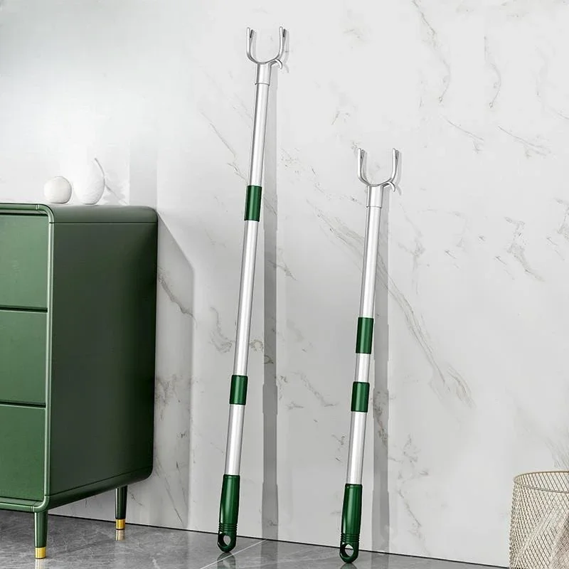 

Clothes drying rod extended support rod, retractable support rod for household use