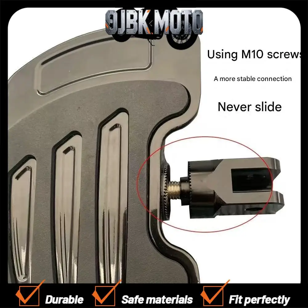 

【Perfect fit】Retro-style enlarged motorcycle pedals, made of aluminum alloy, suitable for Benda Chinchilla 450/500 and Napoleon