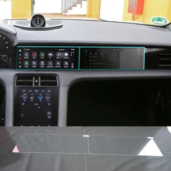 Tempered glass screen protector For Porsche Taycan 2020-2022 car infotainment radio GPS Navigation film