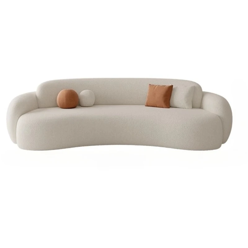 Modern Cream Wind Sofa Creative Simple Comfortable Hallway Lounge Sofas European Aesthetics Designer Muebles Salon Furniture