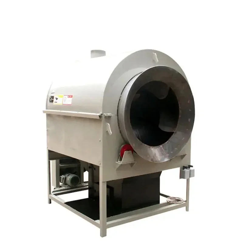 Small 50-60kg/H Green Tea Roasting Steaming Machine Temperature Drum Green Tea Processing Machine