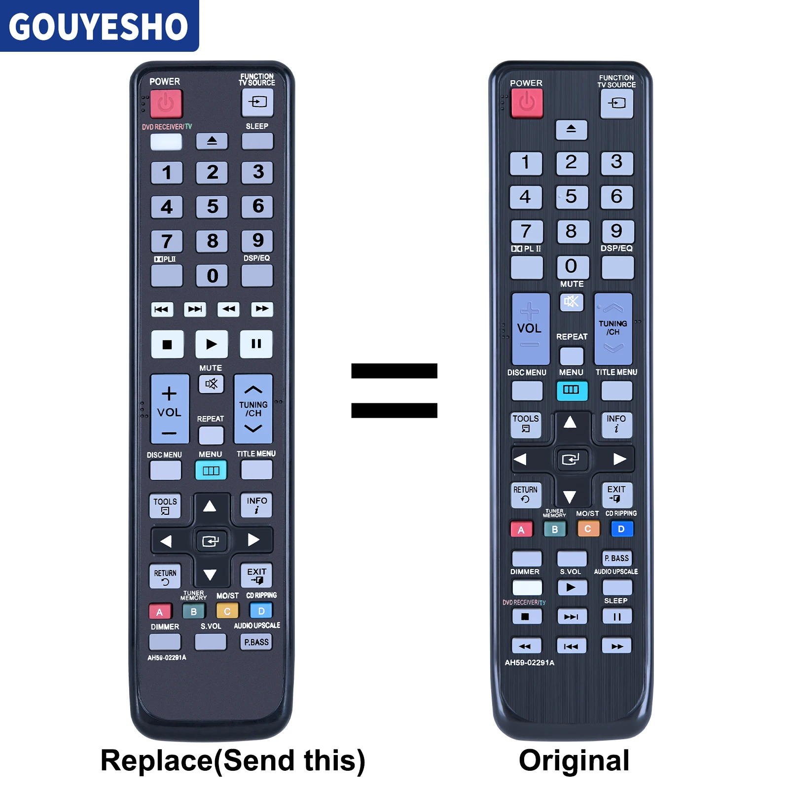 New AH59-02291A Remote Control for Samsung Blu-Ray DVD Player HT-C550 HT-C653W HT-C553 HT-C650W HT-C555 HT-C655W