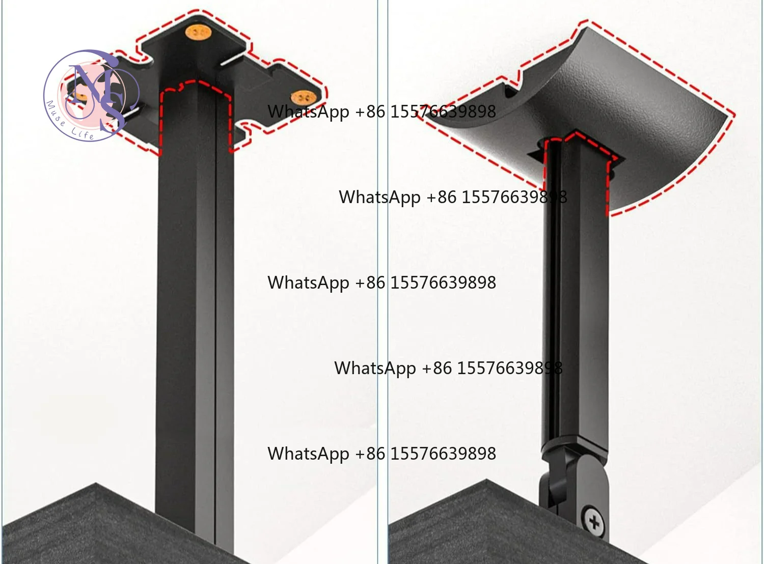 Speaker Bracket for Samsung SWA-8500S / 9000S / 9100S / 9200S, Multi-platform Mount