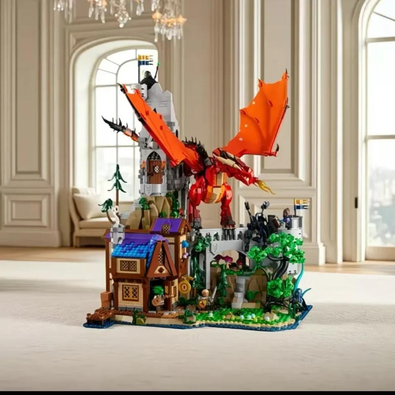 

New 2026 Red Dragon Home Decoration model ornaments architectural children's and adult gifts