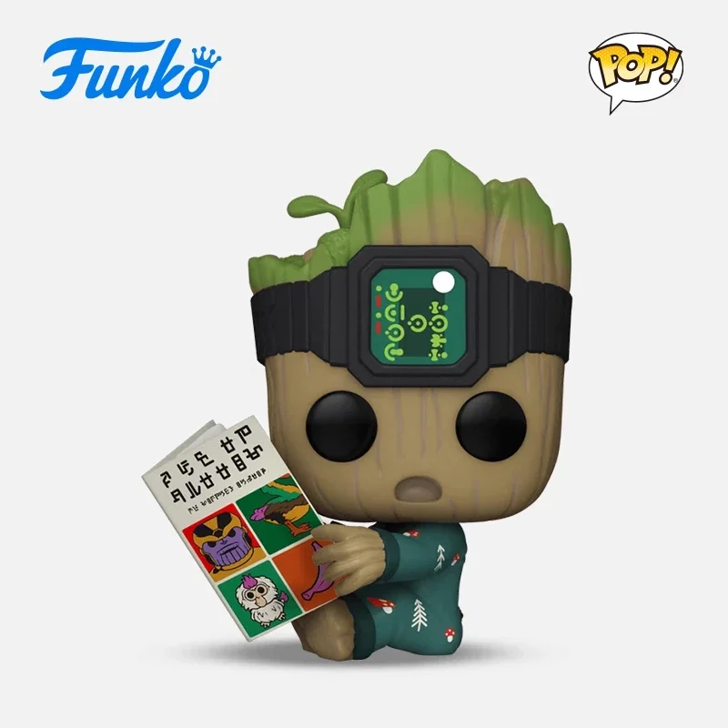Genuine Edition FUNKO POP Marvel Cinematic Universe Groot Anime Action Desktop in-vehicle Decoration Collectible Model - Image 5