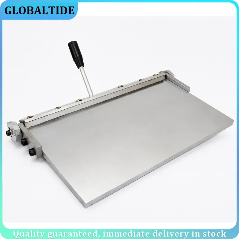 Manual Paper Folding Machine PU Leather Binder Creasing Tool Booklet Maker Office School Supplies Document Organizer