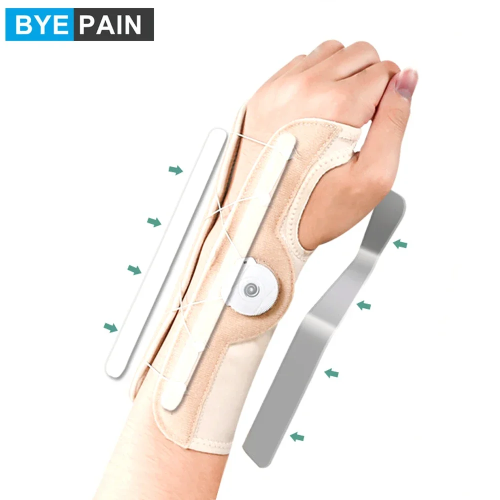 

1PC Wrist Support for Carpal Tunnel, Night Sleep Hand Support Brace with Splints and Adjustable Knob, Wrist Brace for Tendonitis