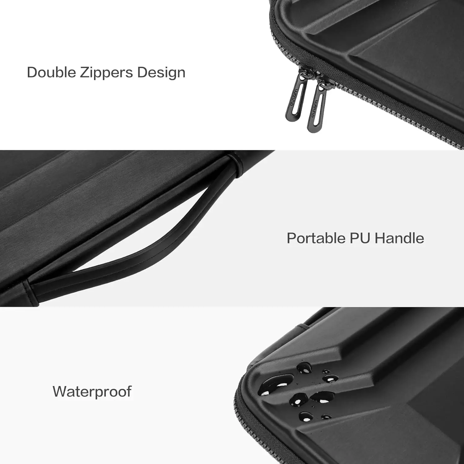 Waterproof Laptop Sleeve Computer Carrying Case for Macbook Air Pro 13.3 14 15 16 inch M1 M2 M3 M4 Dell Surface Notebook HandBag