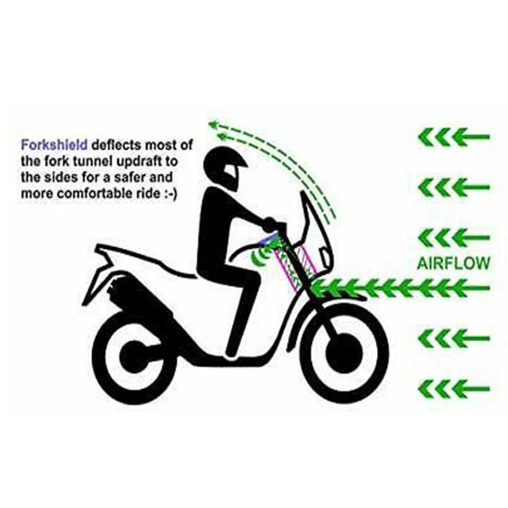 Fork Shield Updraft Deflector For HONDA CRF1100 L Africa Twin Adventure Sports ES DCT 2020 2021 Motorcycle Accessories - view 4