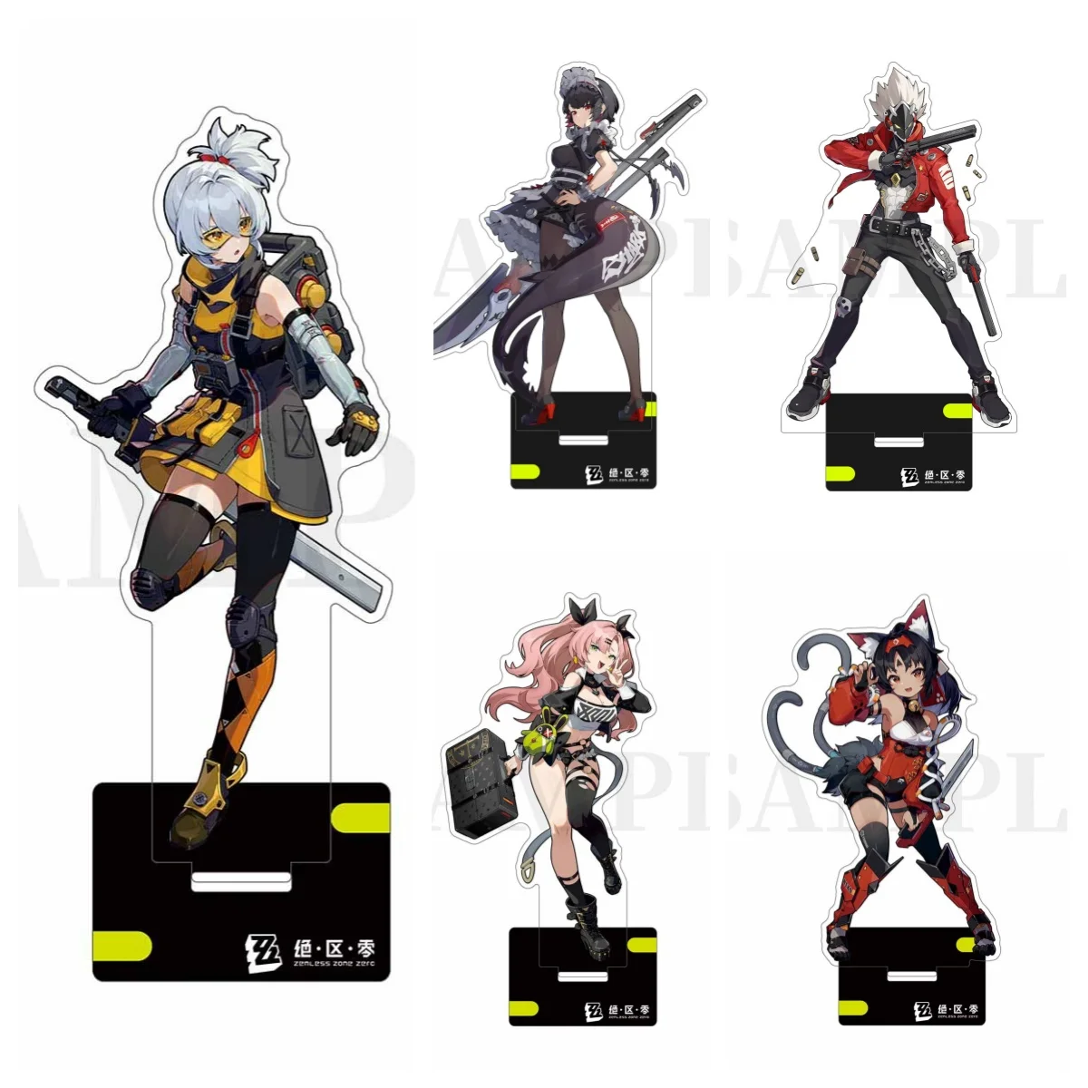 New Hot Game Zenless Zone Zero Nicole Demara Billy Kid Von Lycaon  Acrylic Stand Model Plate Keychain Desk Decor Collection gift