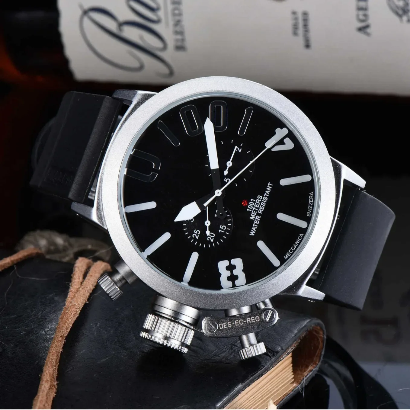 2025 Nuevo reloj cronógrafo para hombre Super U-B Geneva, automático de lujo, resistente al agua 100M, cristal de zafiro, acero inoxidable