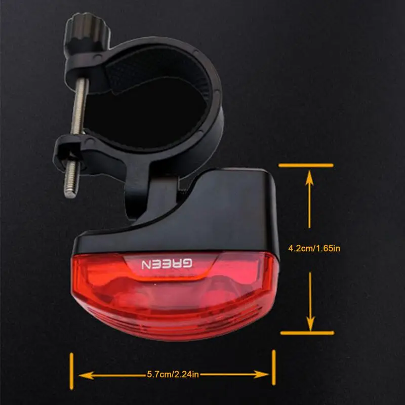 Bicycle Light Cycling Lights Induction Tail Bike Warning Lamp Magnetic Power Generate Taillight Self-Powered Cycling Accessories