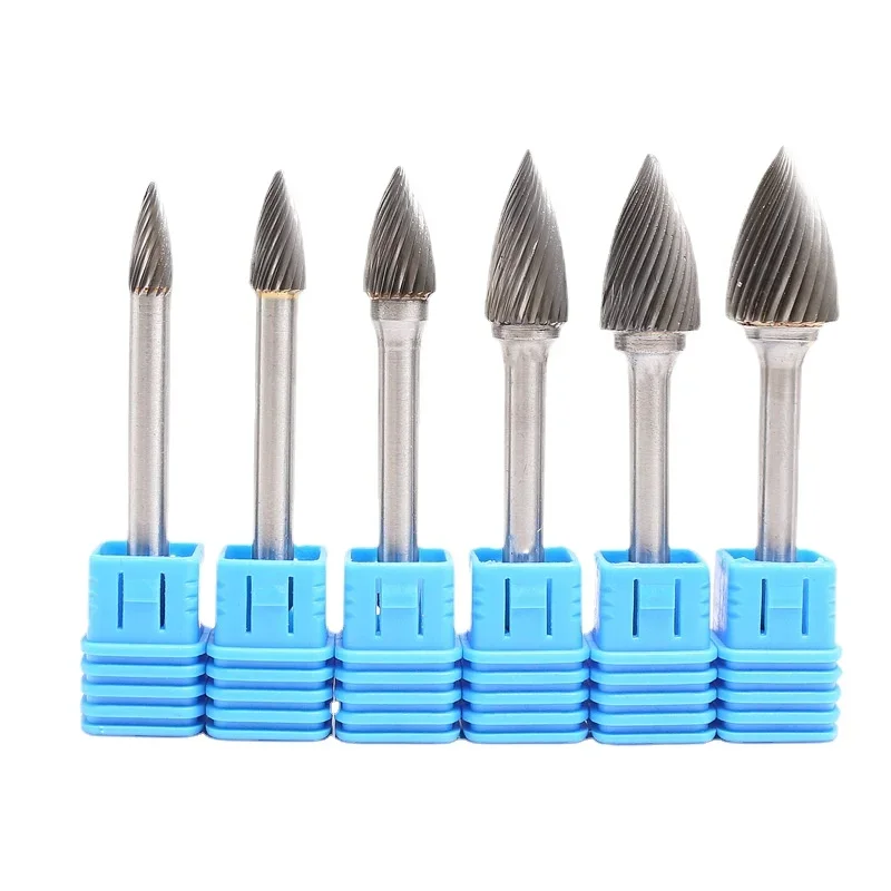 

1Pcs, G Type Head Rotary File Point Burr Die Grinder, Abrasive Tools, Drill Milling Carving Bits, Tungsten Carbide Alloy