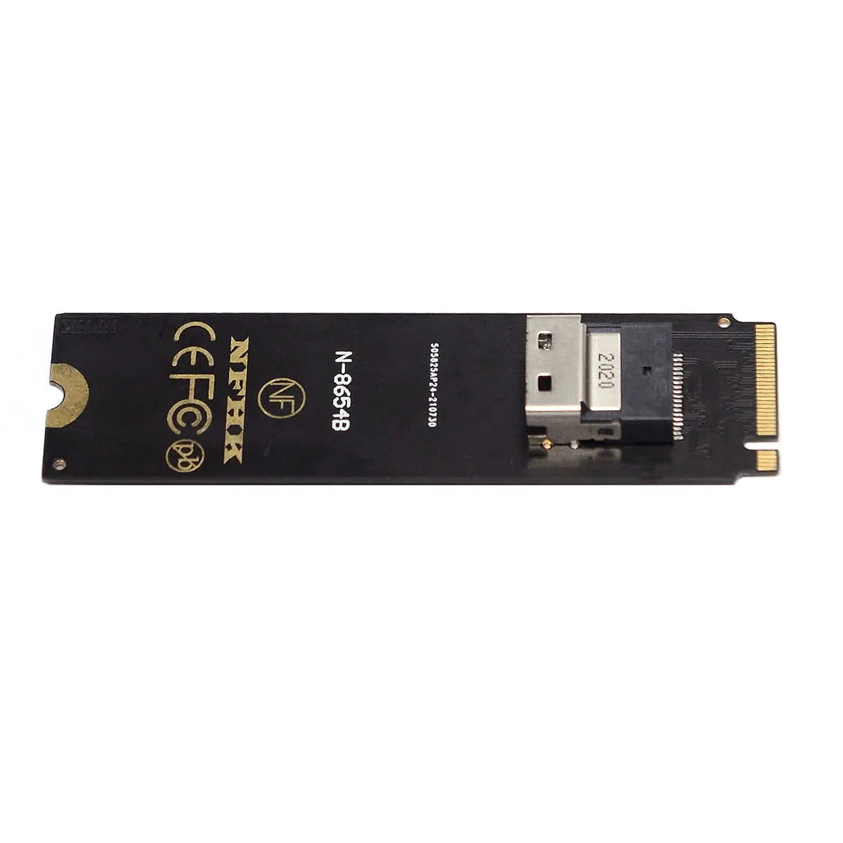 50 سنتيمتر NGFF M-Key NVMe إلى SFF-8654 Slimline SAS بطاقة محول U.2 U2 SFF-8639 NVMe PCIe SSD كابل للوحة الرئيسية SSD