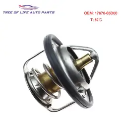 17670-65D00 Engine Coolant Thermostat 82c For Suzuki Jimny Grand Vitara SX4 WagonR 1767065D00 17670-77E00 1767077E00 17670 65D00