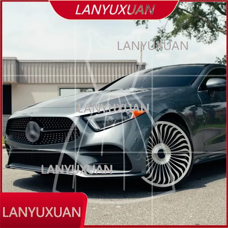 20 22 24 Inch Forged Rims Floating Cap Custom Finish Multi Spoke 5x112 5x120 for EQE CLS Stance
