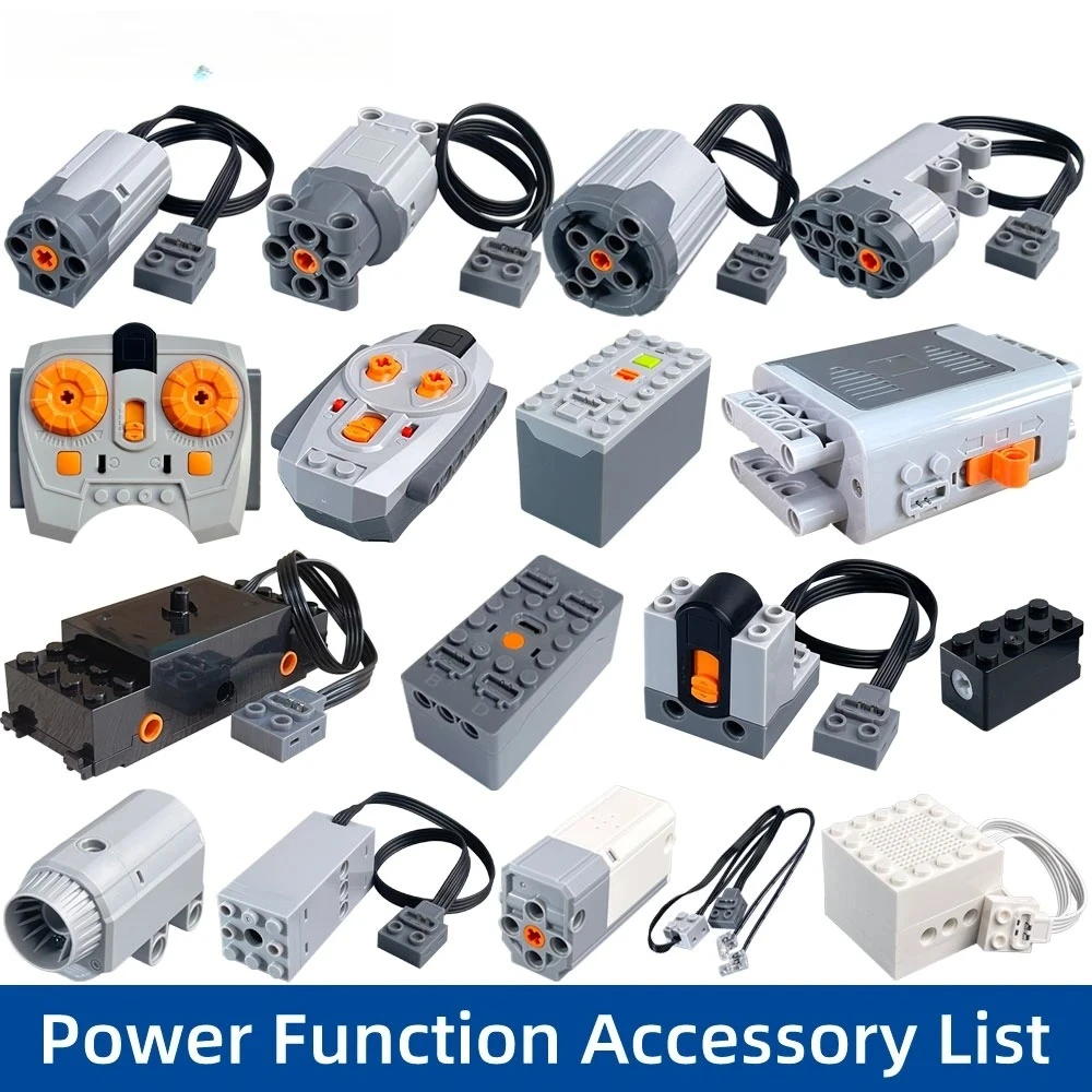 Para funções de potência, peças técnicas, kit de motor, servomotor S/M/LXL, caixa de bateria de lítio, receptor de controle remoto 2.4G
