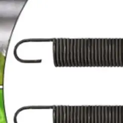 2 Pack Metal Extension Springs 215x20mm For Lawn Mower 732-05108A Replacement Tension Spring Parts Accessories