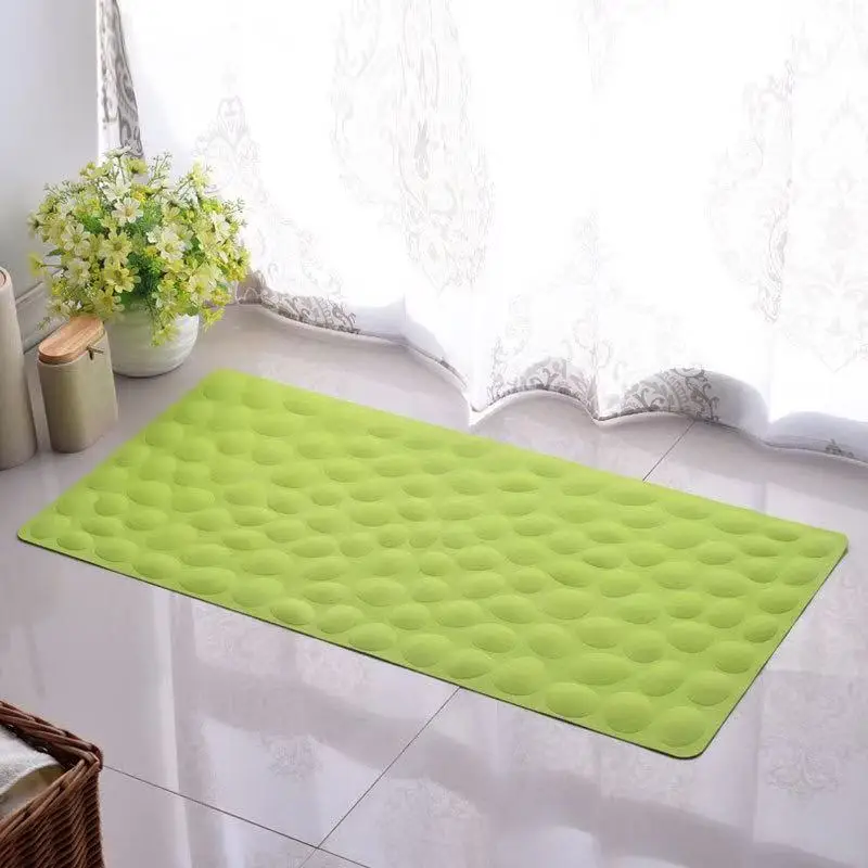 Bathroom Anti-Slip Toilet Mat, Cat Litter Tray, Pebble Rubber Anti-Fall Footpad