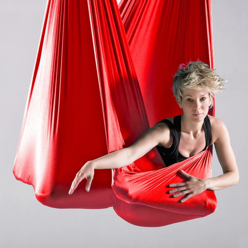 

Prior Fitness 6 Meters Yoga Hammock Fabric Anti Gravity Yoga Accessories Aerial Yoga Swing Traction Device Fitness