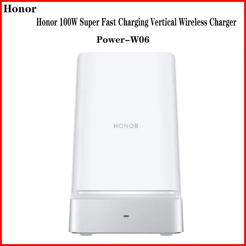 Top Official Power-W06 Original Authentic Honor 100W Super Fast Charging Vertical Wireless Charger For Honor Magic 5pro V2 VS