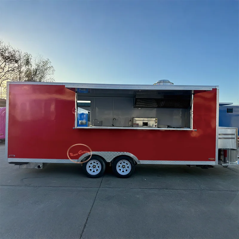 

Sturdy Durable Outdoor Food Trailer Well-equipped for Business Use
