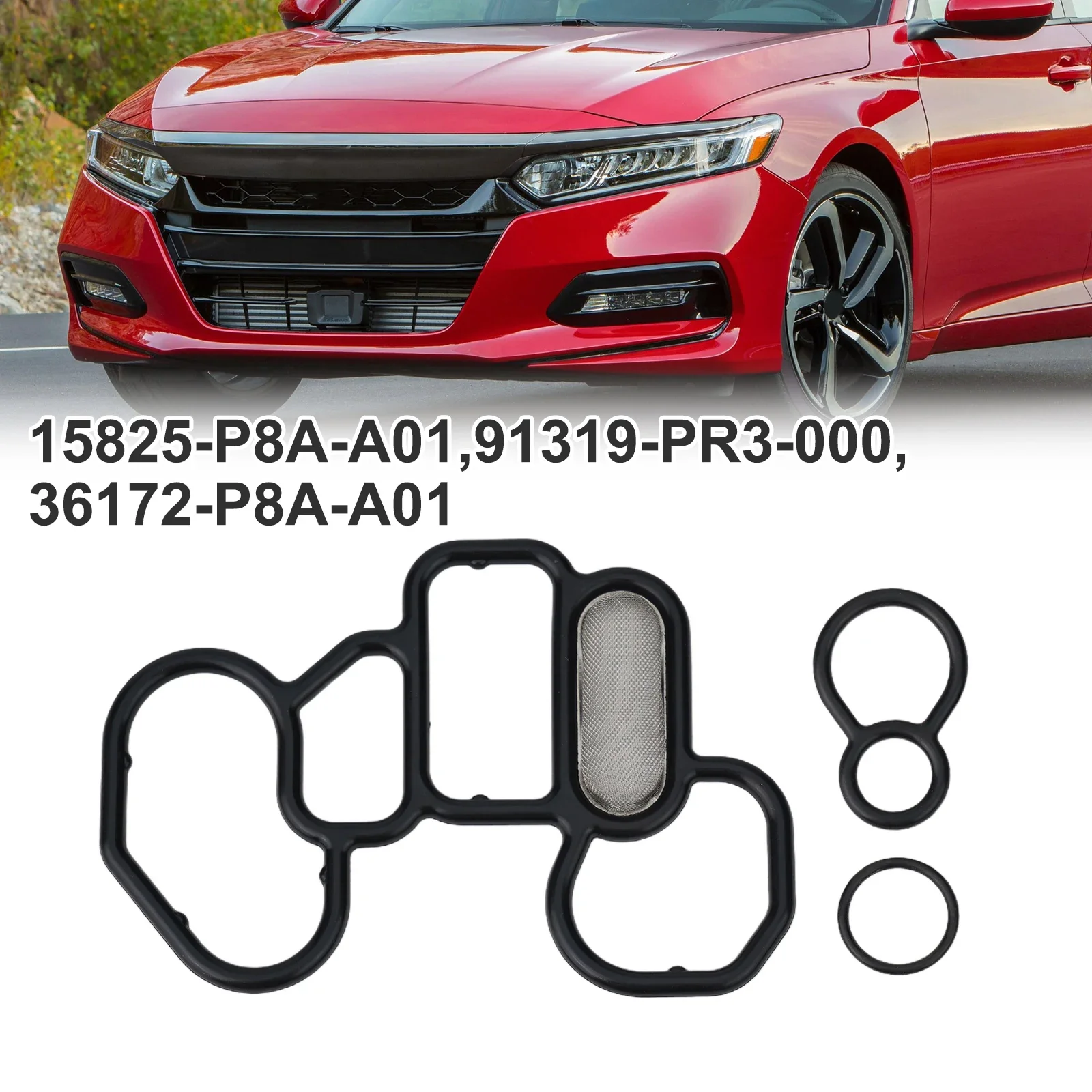 Reliable Solenoid Spool Valve Gasket Kit for Honda For Accord 15825P8AA01, 91319PR3000 Guaranteed Durability, Easy Installation