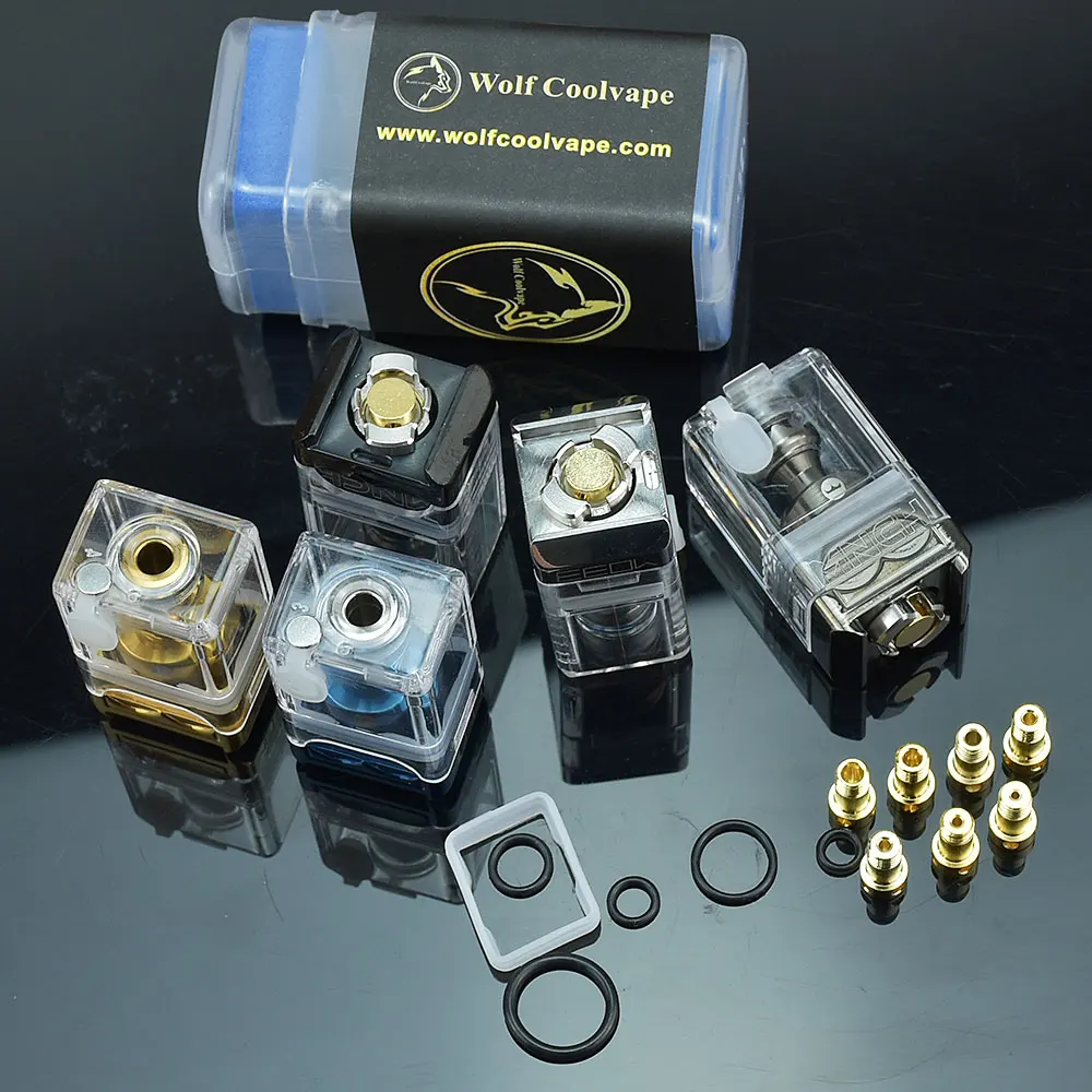 Wolfcoolvape รถถังสไตล์1:1 dotmobb dot Mobb UPT Style rba รุ่นที่กำหนดเองสำหรับ dotmod dotaio V1/V2พ็อด