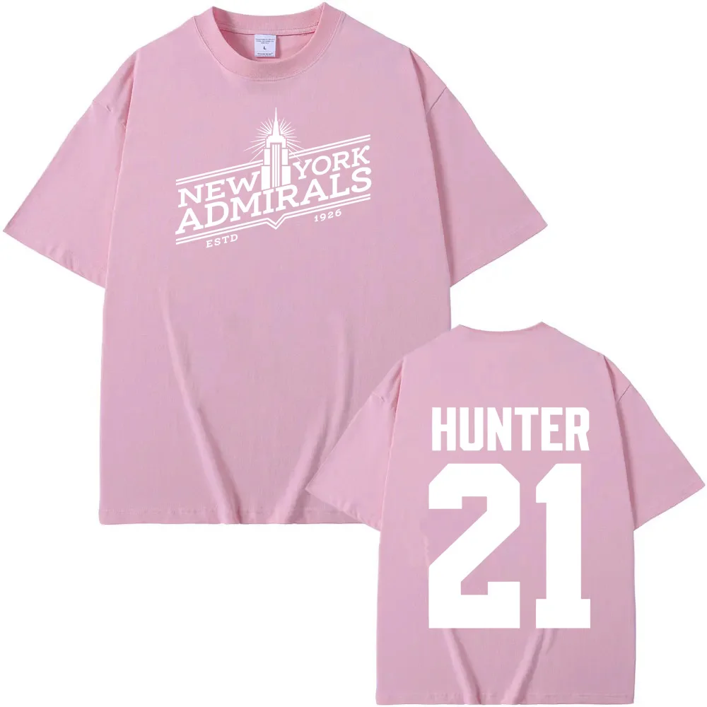 Beheizte Rivalisierung Scott Hunter # 21 – New York Admirals Tee 2026 Neues, hochwertiges T-Shirt mit Grafikdruck, 100 % Baumwolle, lässige weiche T-Shirts