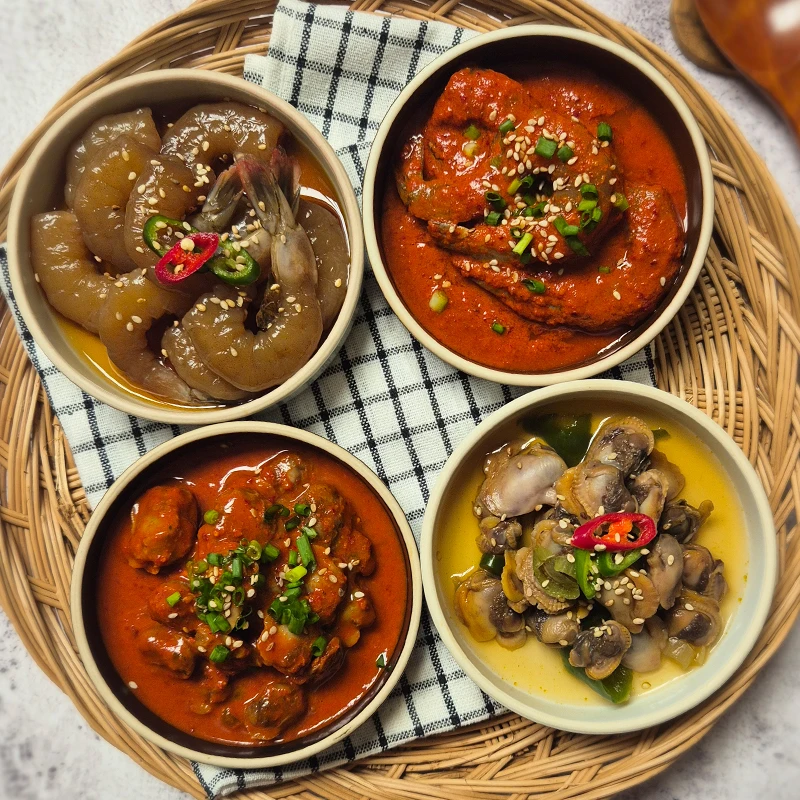 [المنتج المحلي الكوري] صلصة جولكامجانج السحرية صلصة الروبيان الكبيرة المقشرة 400 جرام + 400 جرام / اختر نكهةك