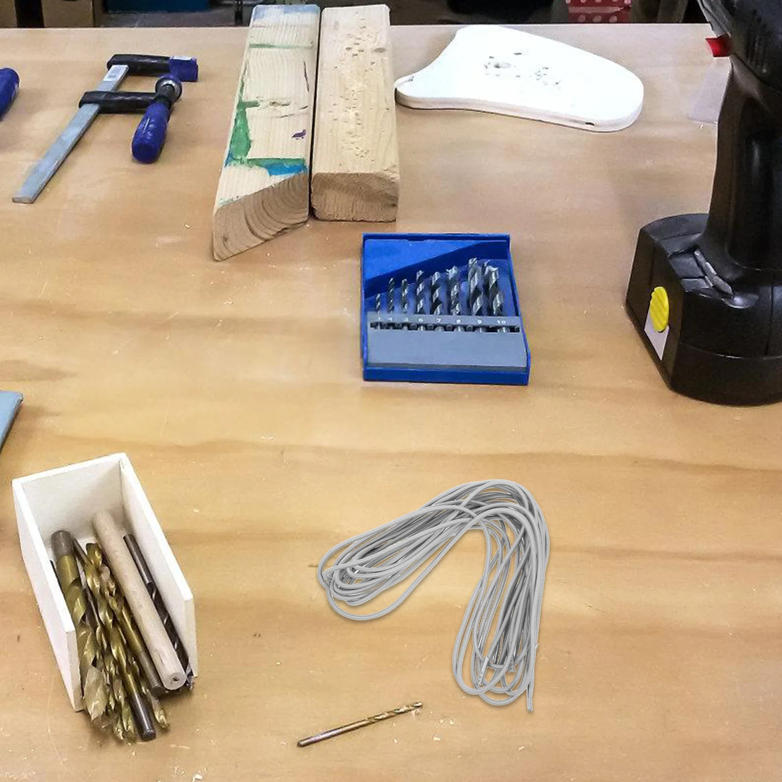 4pcs Webbing Craft Hike Grey High Chair Webbing Replacement Kit Elasticity Oxford Rope Repair Replacement Solution