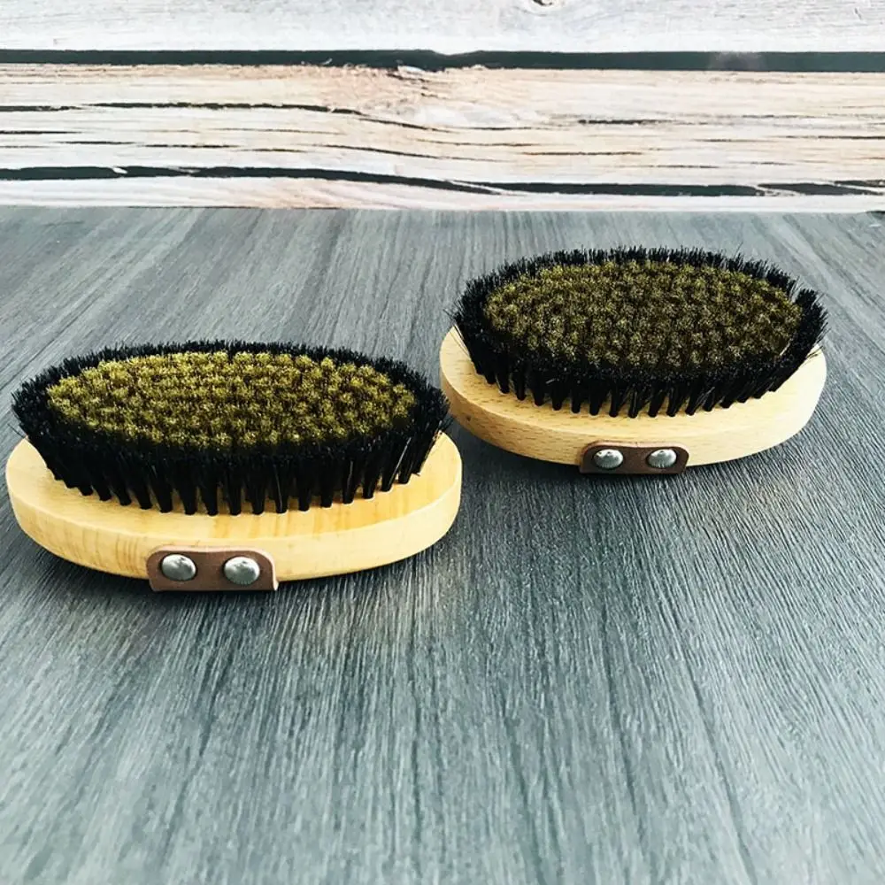 

Деревянная щетка с медной проволокой для тела, отшелушивающая, для кожи, склонной к орогожению, с ручкой, для улучшения кровообращения