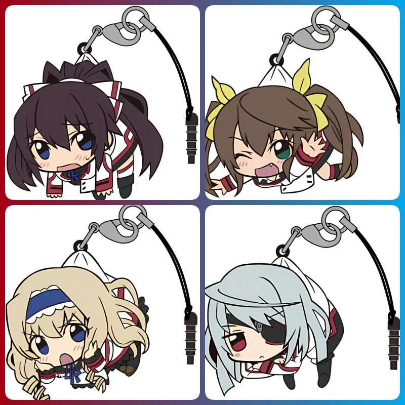 Infinite Stratos ANIME 6CM – Adorable figurine en acrylique, porte-clés, breloque de sac, pendentif de sac à dos, cadeau pour amis, pendentif de voiture